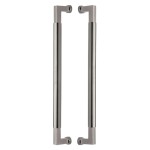 M Marcus Heritage Brass Back to Back Door Pull Handle Bauhaus Design 483mm length